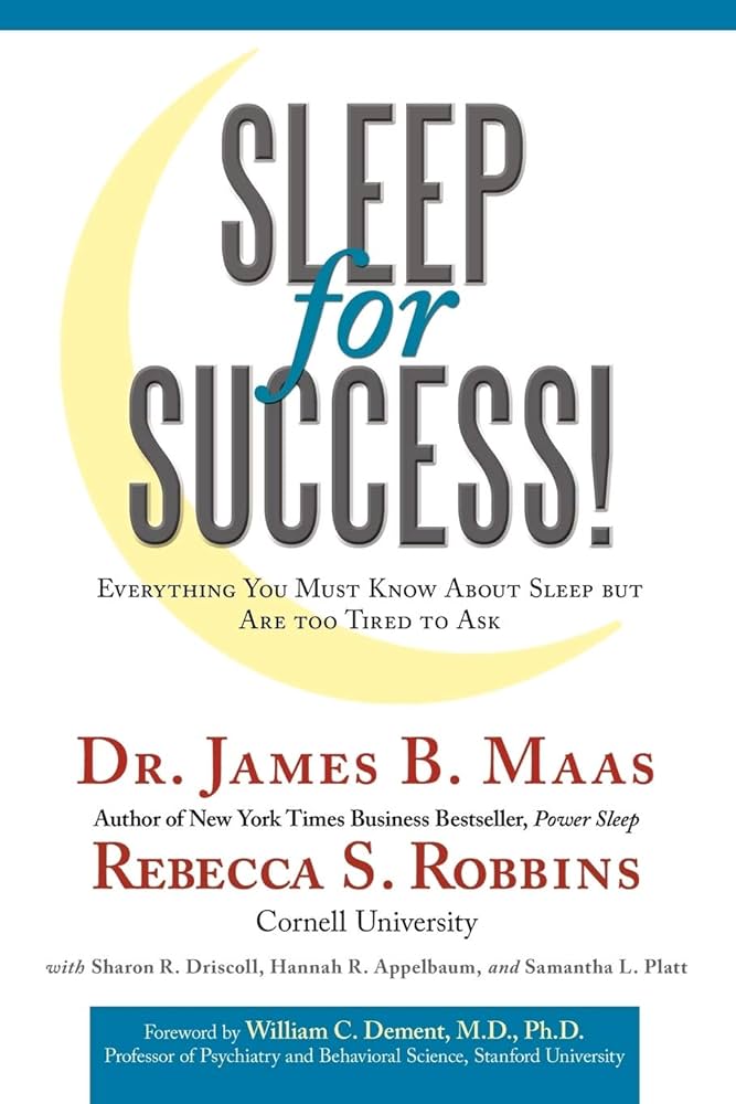 sleep for success book cover